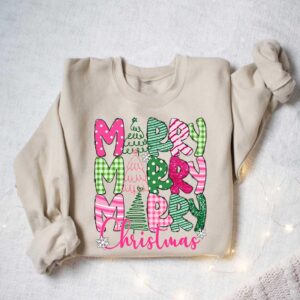 vintage christmas t shirt merry and bright trees womens holiday tee comfortable winter design for festive celebrations qtut7