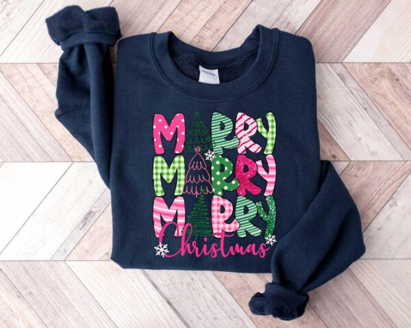 vintage christmas t shirt merry and bright trees womens holiday tee comfortable winter design for festive celebrations rr4y1