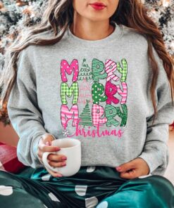 vintage christmas t shirt merry and bright trees womens holiday tee comfortable winter design for festive celebrations srbpy