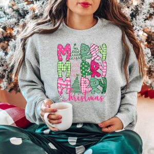 vintage christmas t shirt merry and bright trees womens holiday tee comfortable winter design for festive celebrations srbpy