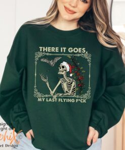 vintage christmas t shirt my last f skeleton design funny graphic tee for holiday celebrations and unique festive style ipfcb