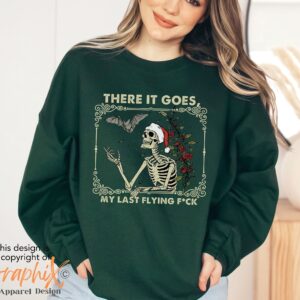 vintage christmas t shirt my last f skeleton design funny graphic tee for holiday celebrations and unique festive style ipfcb