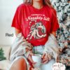 vintage christmas t shirt naughty list design funny retro holiday top oversized comfort colors tee for trendy xmas celebrations wmjxw