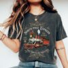 vintage christmas t shirt north pole express train design comfort colors fabric for holiday cheer wfvwc