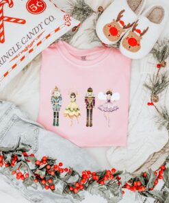 vintage christmas t shirt nutcracker design merry and bright holiday apparel for winter celebrations and ballet enthusiasts b0zdv scaled