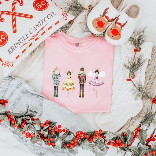 vintage christmas t shirt nutcracker design merry and bright holiday apparel for winter celebrations and ballet enthusiasts b0zdv scaled