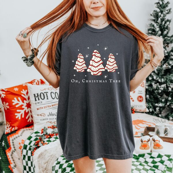 vintage christmas t shirt oh christmas tree design merry and bright winter theme holiday apparel for festive celebrations mej3u scaled