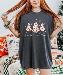 vintage christmas t shirt oh christmas tree design merry and bright winter theme holiday apparel for festive celebrations mej3u scaled