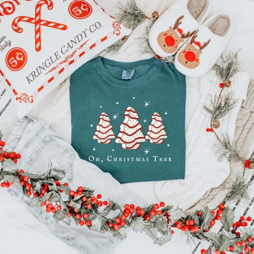 vintage christmas t shirt oh christmas tree design merry and bright winter theme holiday apparel for festive celebrations odwx4 scaled