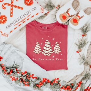 vintage christmas t shirt oh christmas tree design merry and bright winter theme holiday apparel for festive celebrations u2udq