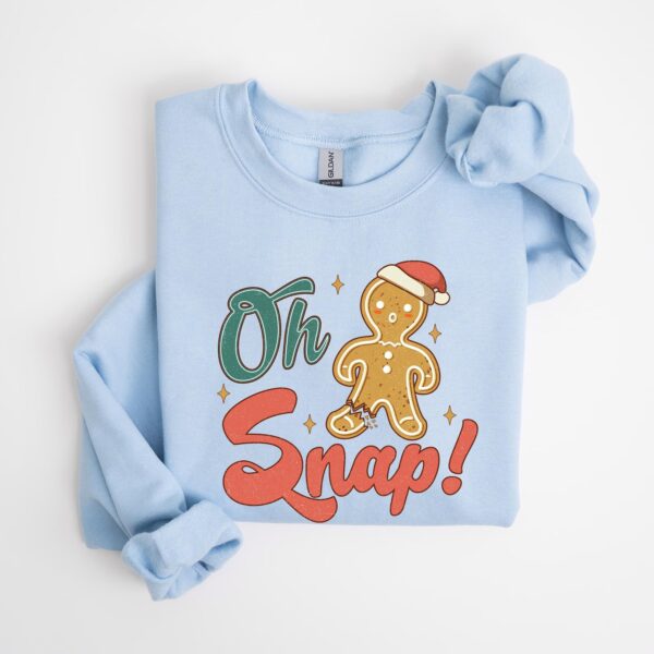 vintage christmas t shirt oh snap gingerbread design funny sweatshirt for women and men perfect for holiday celebrations tlzpl scaled