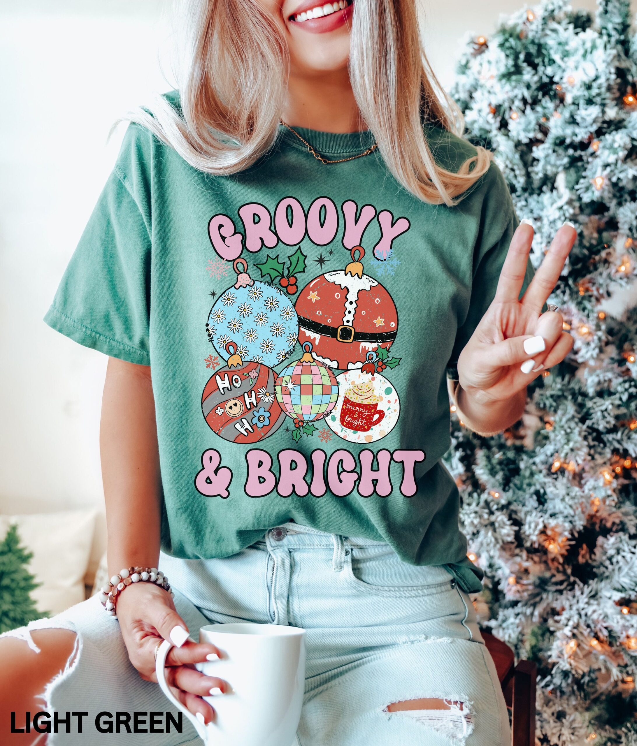 vintage christmas t shirt retro design funny holiday apparel in comfort colors groovy bright style for unique seasonal wear m1v9c scaled
