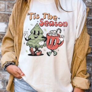 vintage christmas t shirt retro holiday tee with unique design for festive celebrations and comfortable fit ucjf0 scaled