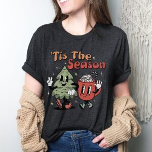 vintage christmas t shirt retro holiday tee with unique design for festive celebrations and comfortable fit ynjqg