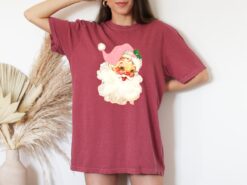 vintage christmas t shirt retro santa graphic classic design for trendy holiday parties and celebrations lxlh8