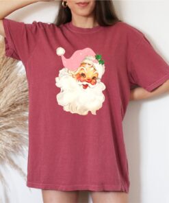 vintage christmas t shirt retro santa graphic classic design for trendy holiday parties and celebrations lxlh8