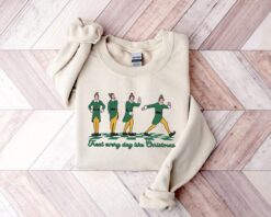 Vintage Christmas T Shirt Retro Treat Every Day Like Christmas Sweatshirt Funny Elf Design for Holiday Movie Lovers