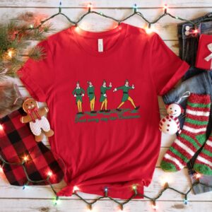 vintage christmas t shirt retro treat every day like christmas sweatshirt funny elf design for holiday movie lovers p8ost