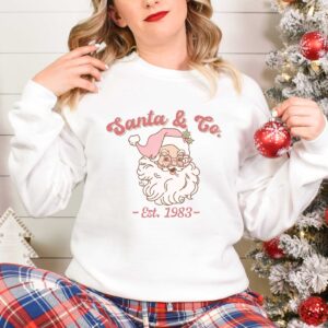 vintage christmas t shirt santa claus graphic tee for men and women featuring retro design and merry holiday theme rsrws scaled