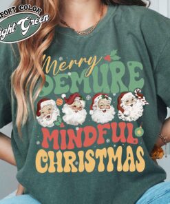 vintage christmas t shirt santa clause design for women mindful style merry christmas theme xfq6x