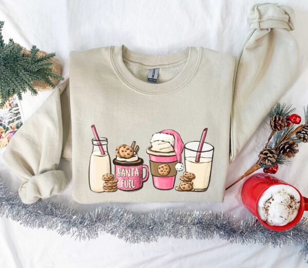 vintage christmas t shirt santa fuel design for coffee lovers featuring fun holiday graphics and comfortable fit zctou scaled