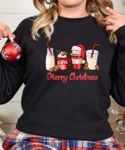 vintage christmas t shirt santa fuel design for holiday parties and celebrations bem5l scaled