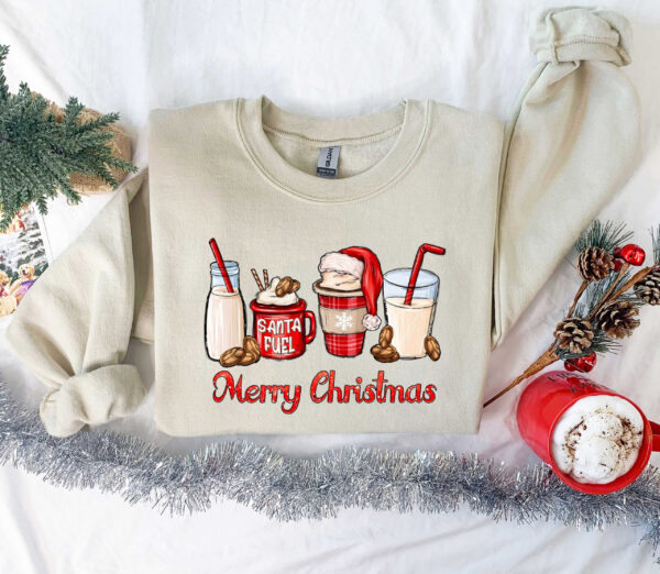 vintage christmas t shirt santa fuel design for holiday parties and celebrations xie9i scaled