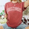 vintage christmas t shirt team naughty design funny comfort colors tee for women perfect for christmas parties and group celebrations wxunp