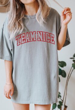 vintage christmas t shirt team nice design comfort colors funny group tee for women retro xmas party apparel fg4lv