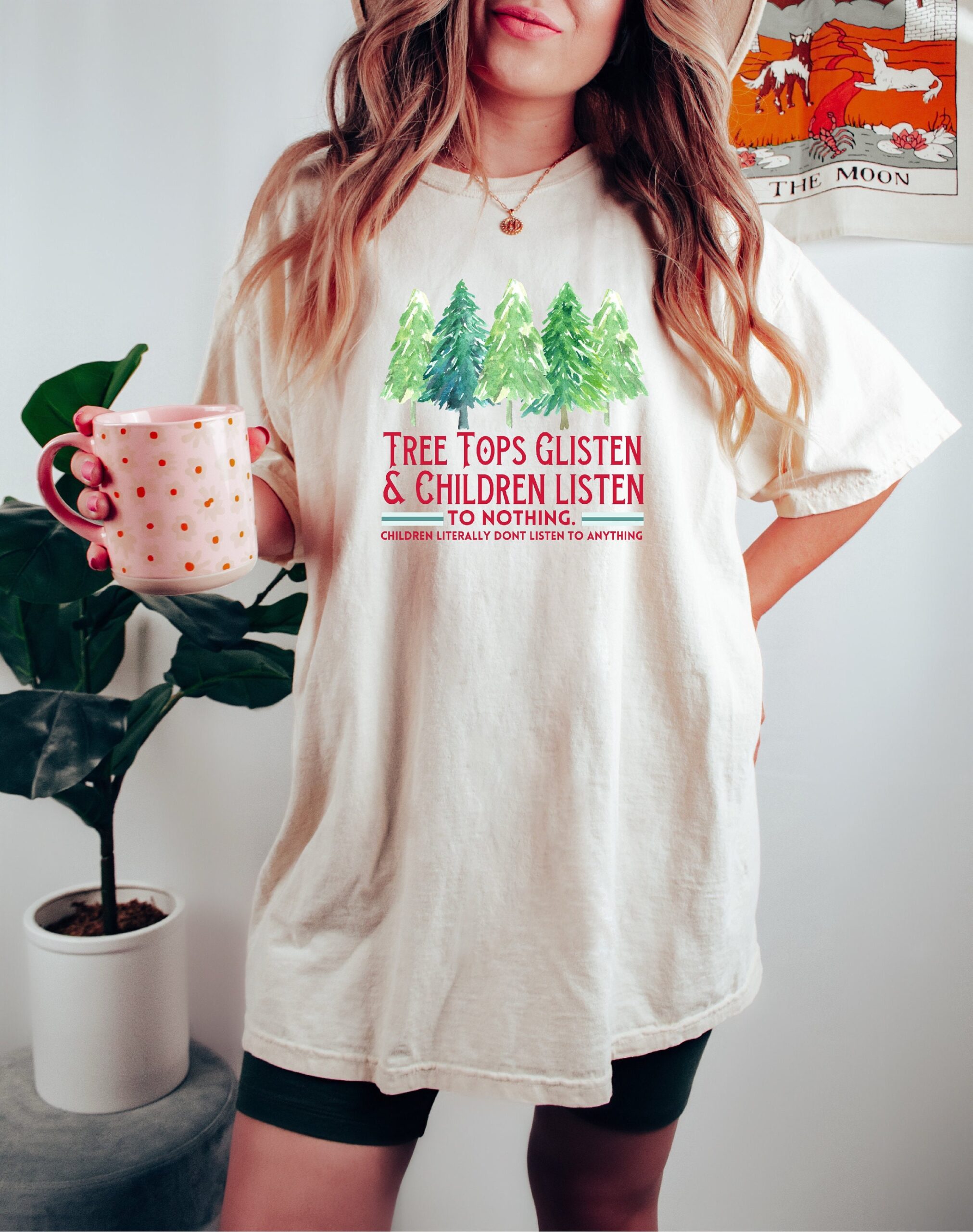 vintage christmas t shirt tree tops glisten design funny crewneck for teachers unique holiday apparel xmas tree graphic tee sspuc scaled