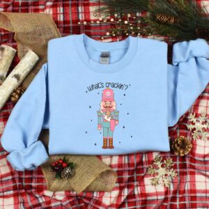 vintage christmas t shirt whats crackin retro holiday design fun santa graphic for festive celebrations l374p scaled