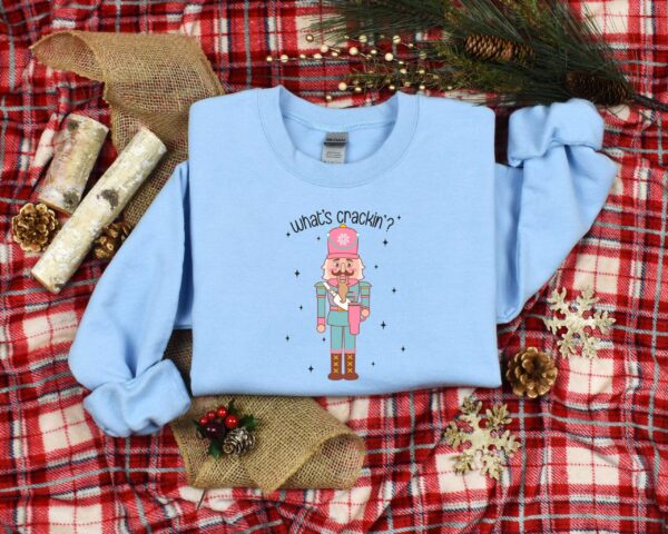 vintage christmas t shirt whats crackin retro holiday design fun santa graphic for festive celebrations l374p scaled