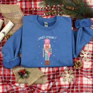 vintage christmas t shirt whats crackin retro holiday design fun santa graphic for festive celebrations vcy2i scaled