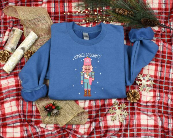 vintage christmas t shirt whats crackin retro holiday design fun santa graphic for festive celebrations vcy2i scaled