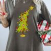 vintage christmas t shirt with boho tree design comfort colors tee for women fun holiday apparel ub4tv