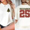 Vintage Christmas T Shirt with Front and Back Design Featuring a Varsity Style Christmas Tree for December Winter Celebrations 11 vintage christmas t shirt with front and back design featuring a varsity style christmas tree for december winter celebrations li2h3 scaled