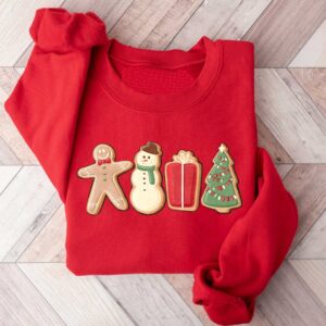 vintage christmas t shirt with gingerbread design for family gatherings and holiday celebrations c5v8n scaled