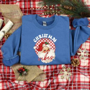 vintage christmas t shirt with retro santa design for holiday celebrations and new year gatherings 3zydo scaled