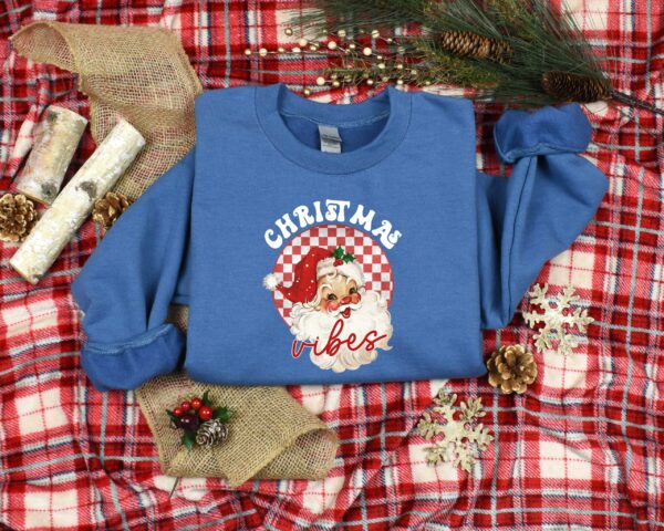 vintage christmas t shirt with retro santa design for holiday celebrations and new year gatherings 3zydo scaled