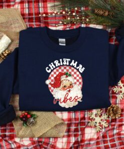 vintage christmas t shirt with retro santa design for holiday celebrations and new year gatherings ea5at scaled