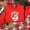 Vintage Christmas T Shirt with Retro Santa Design for Holiday Celebrations and New Year Gatherings