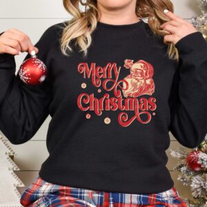 vintage christmas t shirt with santa design for holiday celebrations and festive gatherings 6vyim scaled