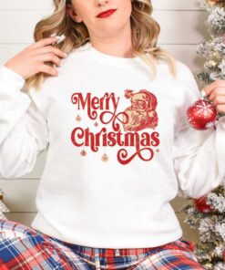 vintage christmas t shirt with santa design for holiday celebrations and festive gatherings qj1yh scaled