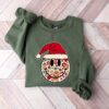 vintage christmas t shirt with smiley face design for positive vibes and fun holiday style aebd2 scaled