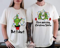 Vintage Christmas T Shirts for Couples  Comfort Colors Tees with Fun Designs  Ideal for Xmas Parties and Holiday Celebrations
