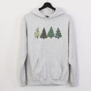 vintage christmas tree hoodie for women funny christmas sweatshirt with crewneck design family holiday apparel d7lbo