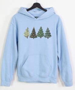 vintage christmas tree hoodie for women funny christmas sweatshirt with crewneck design family holiday apparel rncaj scaled