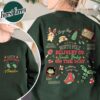 vintage christmas tree pregnancy announcement sweatshirt for nurses with santa baby design and delivery crew theme dkifx