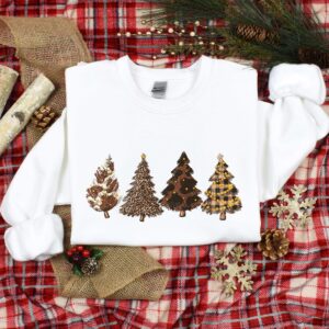 vintage christmas tree shirt for women with leopard print design and cute holiday theme mdb6z scaled