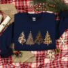 vintage christmas tree shirt for women with leopard print design and cute holiday theme sedpg scaled